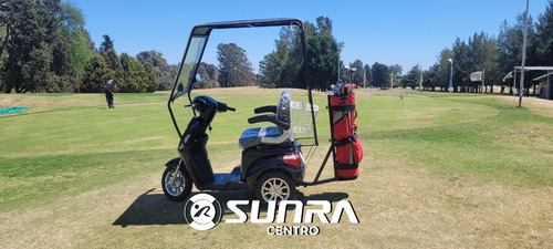 Imagen 11 de 25 de Triciclo Eléctrico - Golf Con Techo Y Soporte Para Bolsa / G