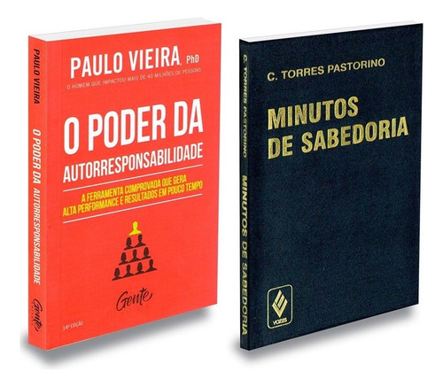 Kit Bolso - Poder Da Autoresponsa.+minutos De Sabedoria, De : Carlos Torres Pastorino / : Paulo Vieira. Não Aplica Editorial Vozes - Gente, Tapa Mole En Português, 2017