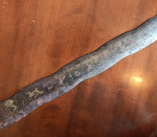 Imagen 6 de 9 de Antigua Espada Ropera Portuguesa Hoja Flamigera Siglo Xvii.