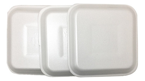 Bandeja Isopor B1 Rasa Para Embalar Frios Com 400 Unidades
