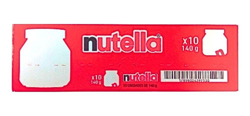 Oferta Imperdível De Nutella Creme De Avelã 140g 20un