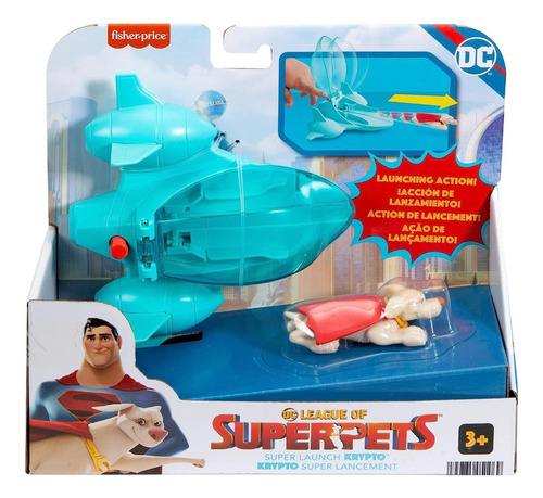 Fisher Price Dc Superpets Krypto C/nave Super Launch