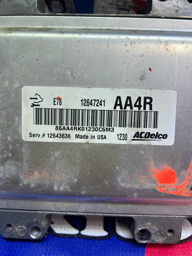 Computadora Chevrolet Cruze Turbo 2012-2016 12647241 (Usado)