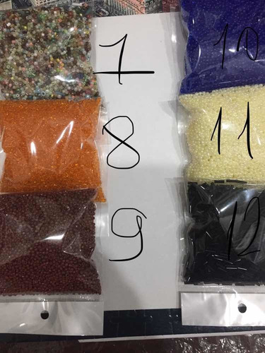 Imagen 2 de 10 de Mostacilla Y Mostacillones Para Bordar