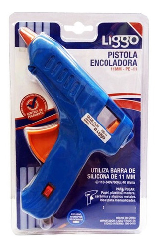 Pistola Encoladora Liggo 40 Watts Para Silicona De 11mm