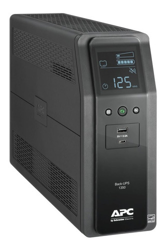 Imagen 3 de 7 de Ups Apc Br1350m2-lm 1350va 1.35kva 810w 10 Tomas Lcd Coaxial