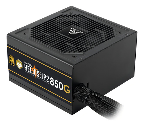 Fonte Gamdias Helios P2-850g 850w 80 Plus Gold P2-850 (l.a.) Cor Preto 110v/220v