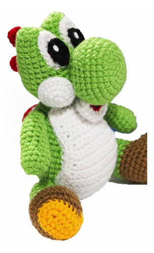 Yoshi De Mario Bros Amigurumi Tejido A Crochet 