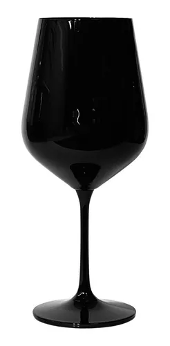 Copón Copa Vino Cristal Negra Bohemia Strix 580ml