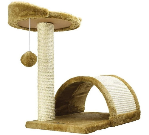Imagen 1 de 5 de Rascador Para Gatos Mueble Con Arco 50cm Fancy Pets