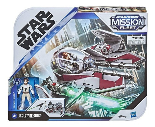 Star Wars Obi-wan Kenobi E Jedi Starfighter Da Hasbro E9342