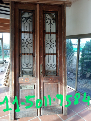 Puerta Principal De Cedro Antigua.
