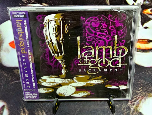 Cd Lamb Of God Sacrament Japón Impecable /caja Rajada Frente