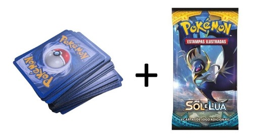 Lote De Cartas Pokemon, 50 Cards