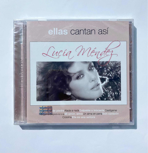 Lucia Mendez Cd Ellas Cantan Asi Disco Cerrado