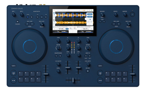 Controlador DJ Alpha Theta OMNIS-DUO azul 220V