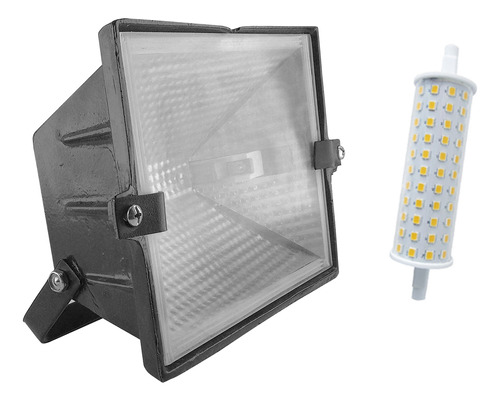 Reflector Luz Dia Blanca 6500k Led Apto Intemperie Exterior