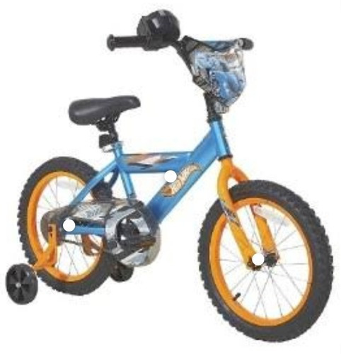 Bicicleta Hot Wheels Niño Rodada 16