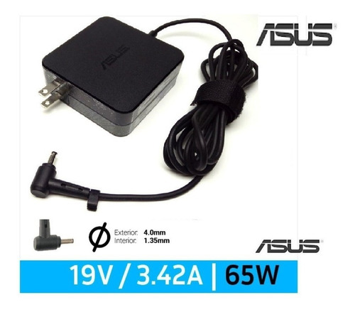 Imagen 1 de 5 de Cargador Original Laptop Asus 19v 3.42a Conector 4.0*1.35mm
