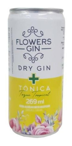 Gin & Tônica Flowers Tropical Lata 269ml 