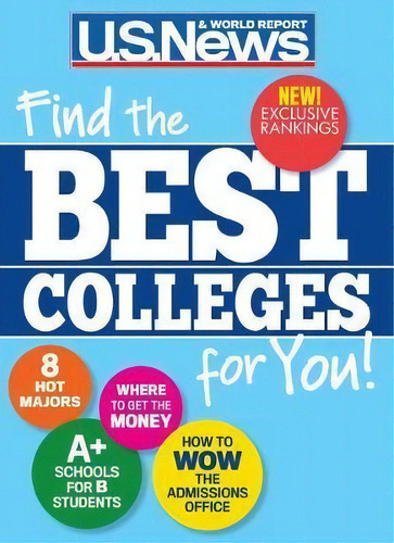 Best Colleges 2021 : Find The Right Colleges For You!, De U S News And World Report. Editorial U.s. News & World Report, Tapa Blanda En Inglés
