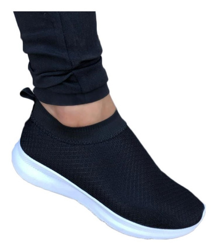 Imagem 3 de 3 de Kit 3 Pares Tênis Meia Elástico Moda Lindo Promoção !!!
