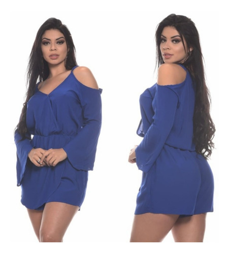 Imagem 2 de 2 de Macacão Macaquinho Curto Moda Jogger Verão Lançamento Pmg Gg