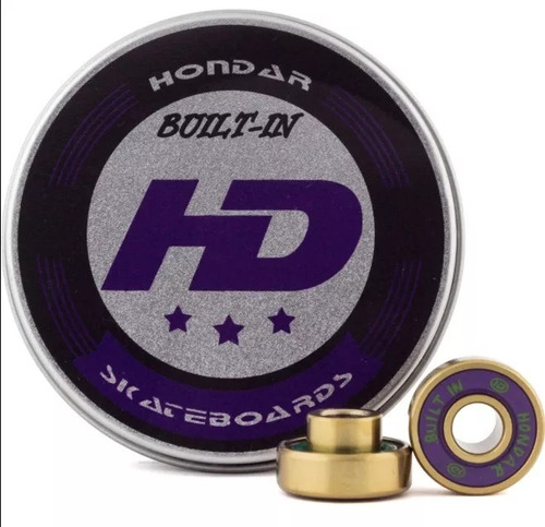 Rodamientos Hondar Precision Built-in Titanio Longboard