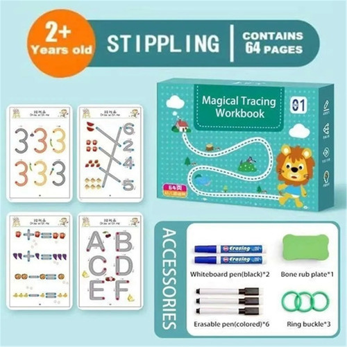 . 1 Kit De Alfabetización Infantil, Libro De Esquemas