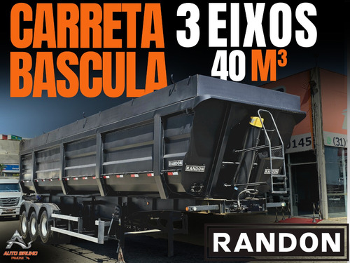 Carreta Caçamba Basculante Randon 3eix 40m Ñ É Grimaldi Noma