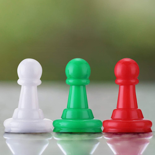 64 Pcs Juegos De Mesa Piezas Piezas De Ajedrez De Plástico M