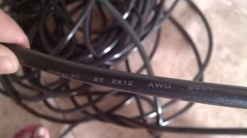  Cable St 2x 12 De 600 Voltios Awg 100% Cobre Ingelect