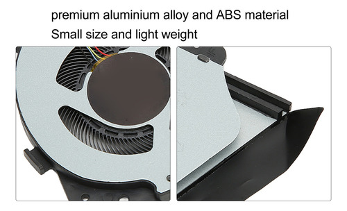 4pin Laptop Cooling Fan Dc5v 0.5a Aluminum Alloy Abs Light