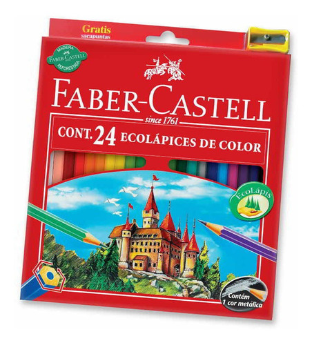 Lápiz Colores Faber Castell 24 Colores