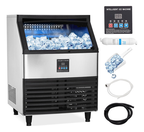 Maquina Comercial Para Hacer Hielo De 300 Libras/24 Horas, C