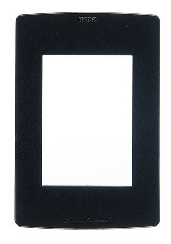 Imagen 1 de 3 de Llave De Luz Sica - Tapa Para 4 Módulos - Grafito - Mignon