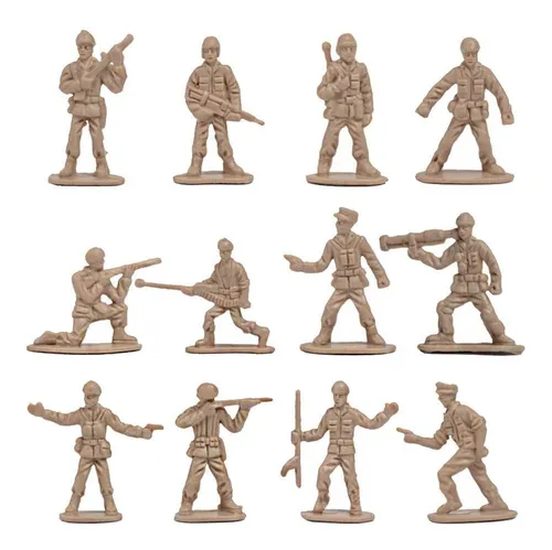 3x De Soldados Militares A Escala 1:72, Figuras Del