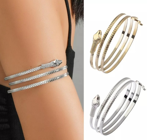 Brazalete Hombro Brazo Novia Bikini Serpiente Body Chain