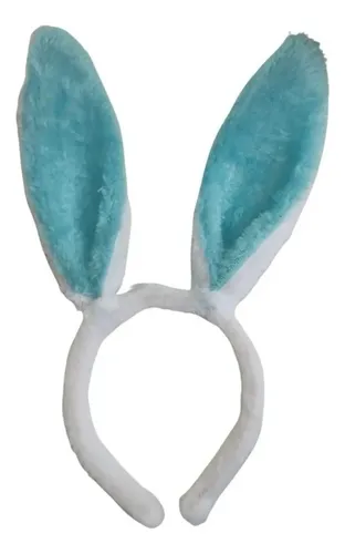 Tiara Coelho Fantasia Para Pascoa Cor Azul