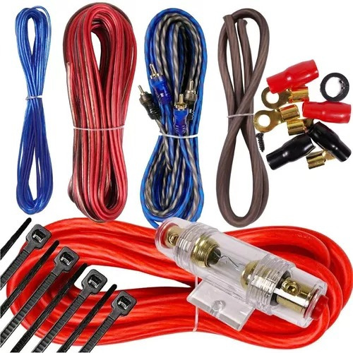 Kit De Cable Calibre 8 Para Instalacion D Sonido Car Audio 