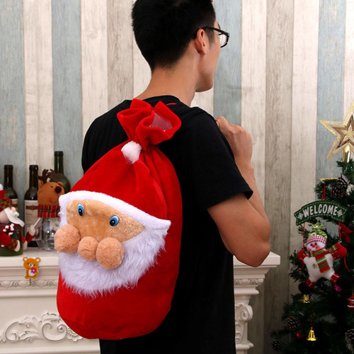 Bolsa De Regalo Grande De Navidad, Saco De Papá Noel De