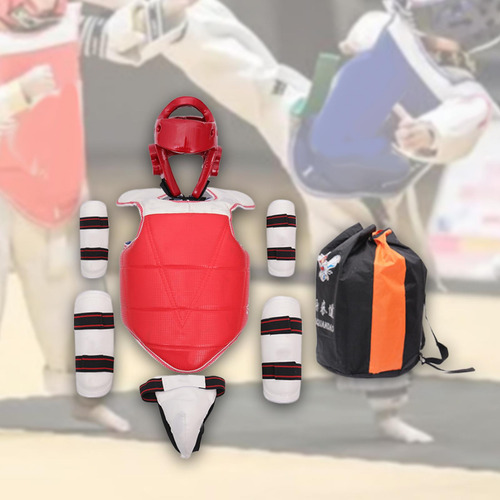 Set De Protección Para Taekwondo Con 160 A 170cm