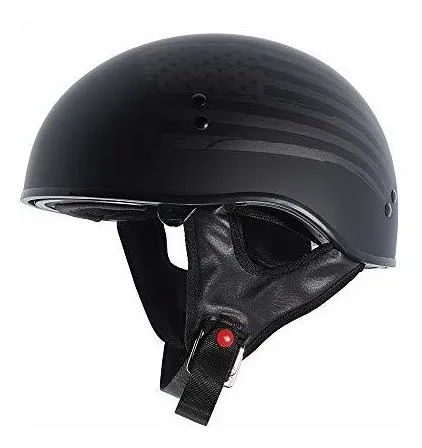 Medio Casco Torc T55 Spec-op Con Gráfico De Bandera (negro P