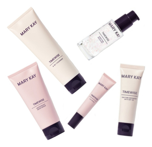 Rutina Ideal Plus Timewise Piel Combinada/grasa Mary Kay 5pz
