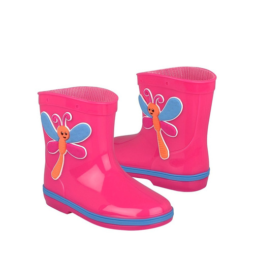 Botas De Lluvia Para Niña Top Moda 7502-e Fiusha