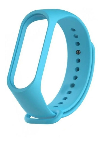 Imagen 1 de 2 de Generica Malla Correa Reemplazo Xiaomi Mi Band 5 Celeste
