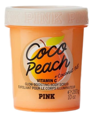 Victoria's Secret Coco Peach Body Scrub Exfoliante Corporal Fragancia Coco Durazno