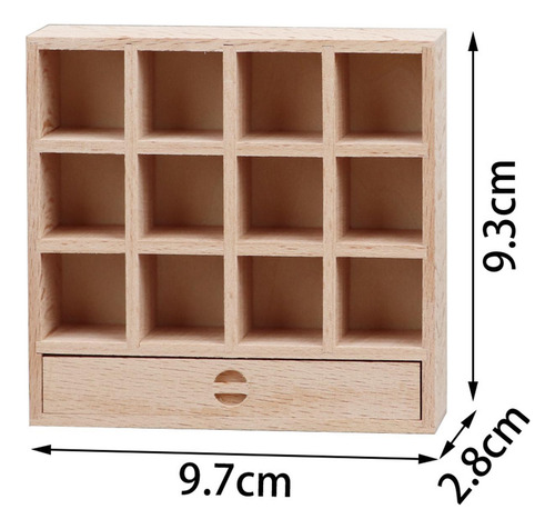 Mueble Miniatura Casa De Muñecas Sin Pintar Para