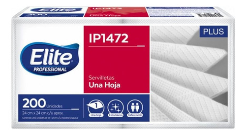 Servilleta De Mesa Elite 24x24 Cm X200 Ip1472