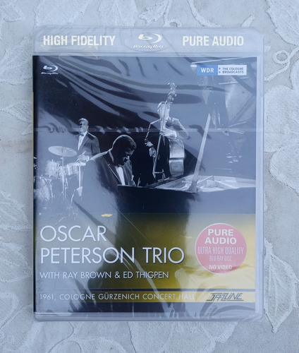 Oscar Peterson Trio 1961 Blu Ray Pure Audio Nuevo Sellado Im